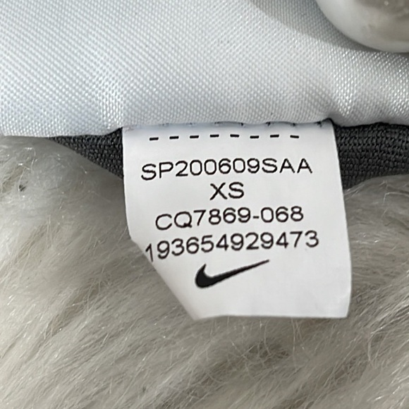 NIKE Dri Fit Black Gray Geo Print Running Gym Training Tank Top Size XS - Picture 7 of 9